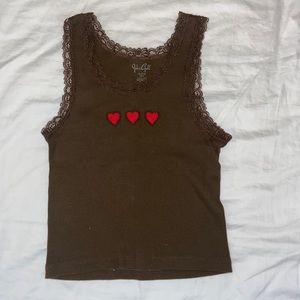 brandy melville lace tank top